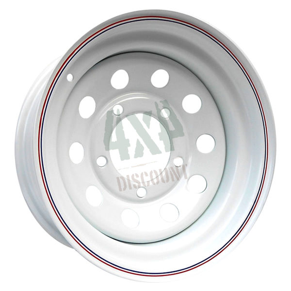 Cerchione in acciaio modello Modular White - 7x16 - 5x165,1 ET-10