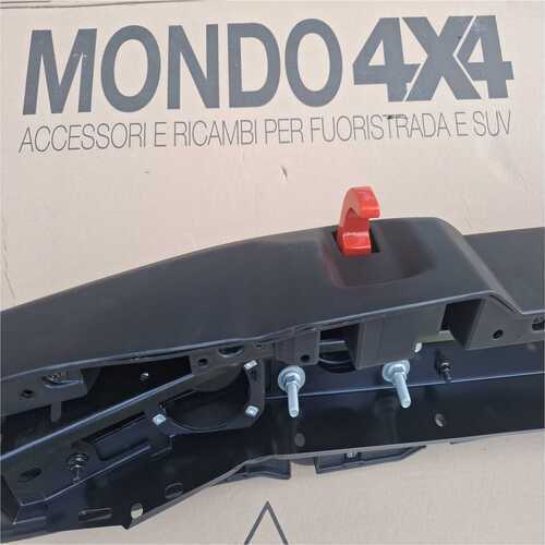 Paraurti anteriore in plastica modello 10° anniversario con angoli bassi per Jeep Wrangler JK dal 2006 al 2017 - immagine 7