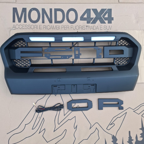 Mascherone sostitutivo completo “Raptor Style” per Ford Ranger T7 e per Ford Ranger T8 - immagine 4