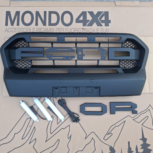 Mascherone sostitutivo completo “Raptor Style” per Ford Ranger T7 e per Ford Ranger T8 - immagine 3