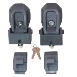 Ganci chiudi cofano in metallo con serratura per Jeep Wrangler JL - modello B